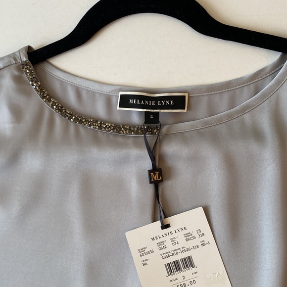 ELANIE LYNE
Essential Cap Sleeve Ribbed Knit Top - Picture 5 of 8